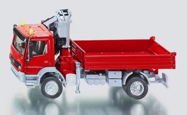 SIKU Mercedes Atego z dźwigiem obrotowym, skala 1:50