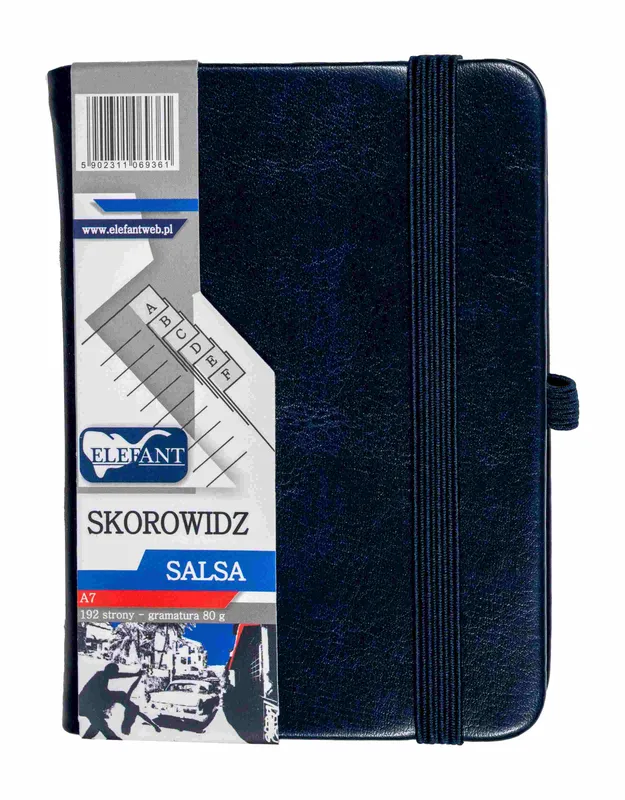 Skorowidz A7 Salsa granatowy, Elefant