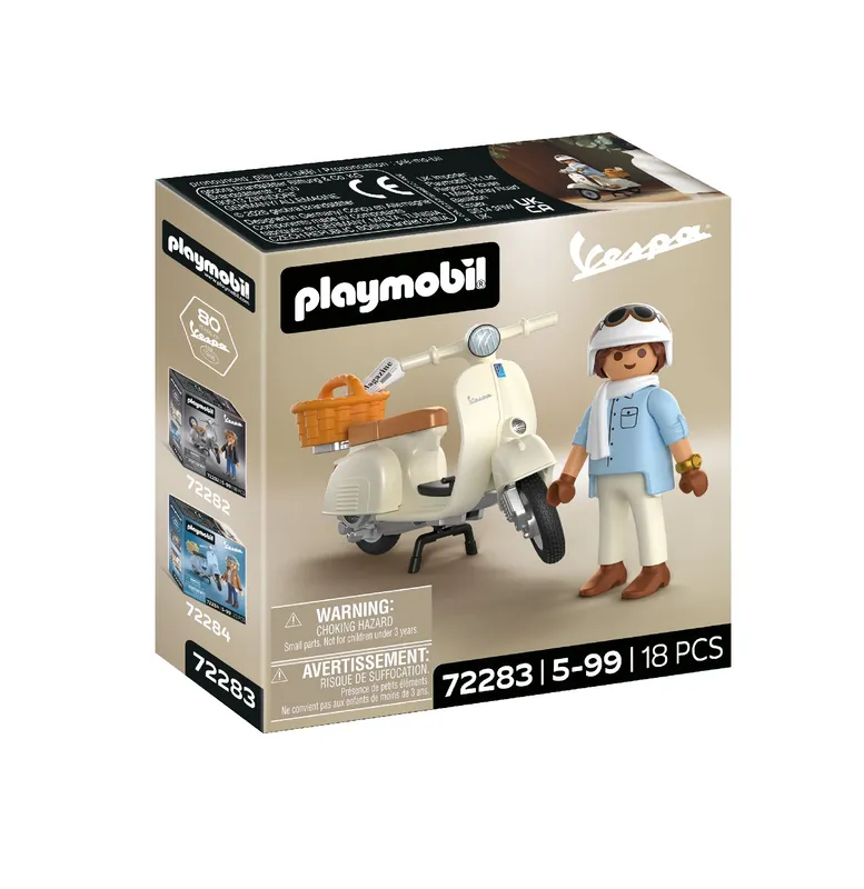 Skuter Vespa 80 lat Classic Style Playmobil 72283