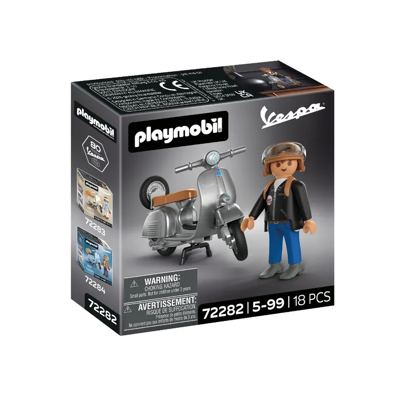 Skuter Vespa 80 lat Original Style Playmobil 72282