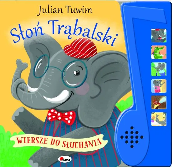 Słoń Trąbalski, Wiersze do słuchania, oprawa twarda, AWM