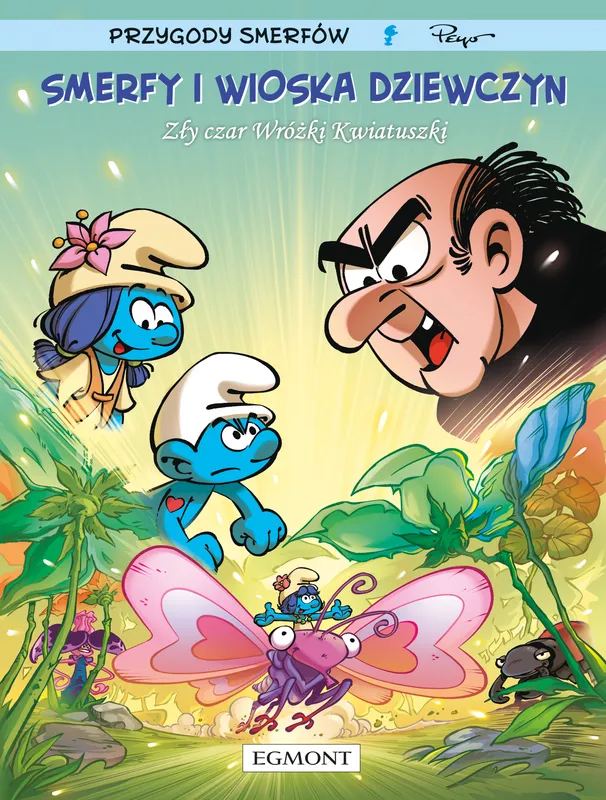Smerfy i wioska dziewczyn Tom 8, komiks, Egmont