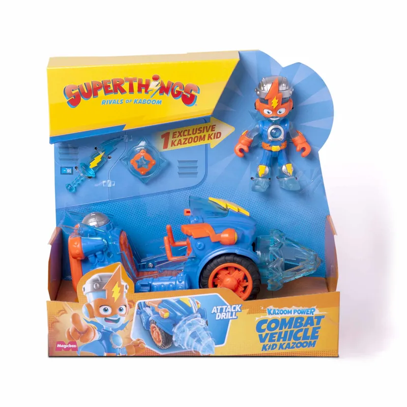Superthings Combat Vehicles Kazoom, pojazd z figurką