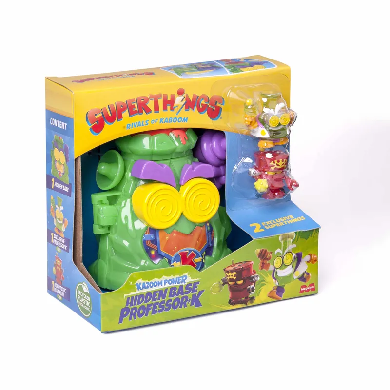 Superthings Hidden Base Profesor K, baza i figurki SuperThings