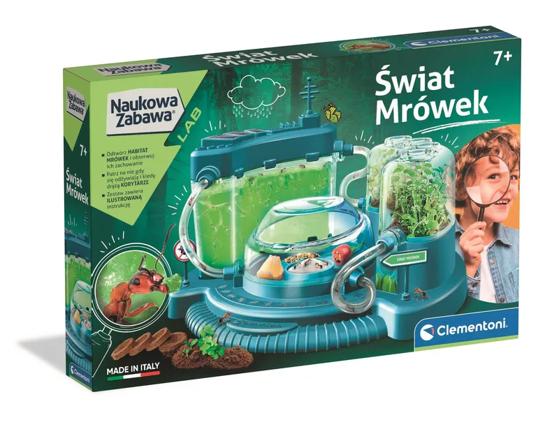 Świat Mrówek 50394, zestaw edukacyjny Clementoni, zabawka +7