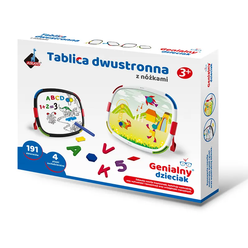 Tablica dwustronna magnetyczna Genialny Dzieciak