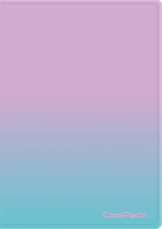 Teczka clear book A4 Coolpack Gradient Blueberry, 20 kosz.
