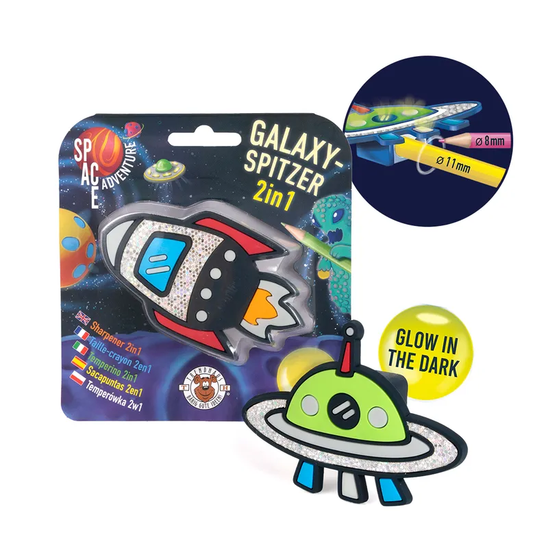Temperówka Space Adventure świecąca w ciemności