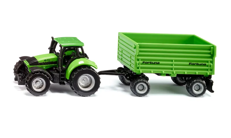 Traktor Deutz-Fahr z przyczepą Siku S1606