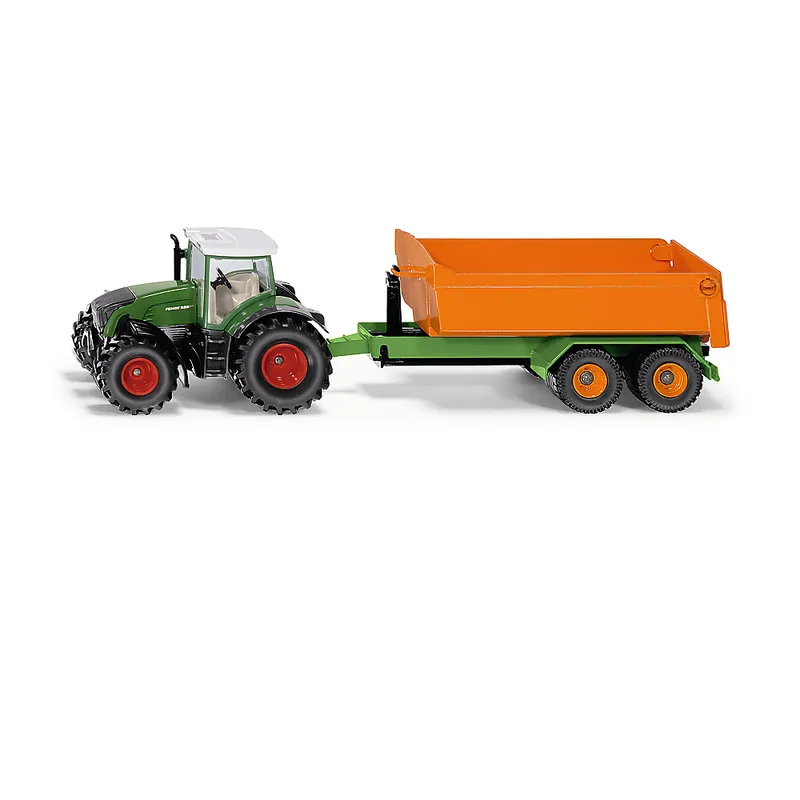 Traktor z podnośnikiem Siku S1989, skala 1:50