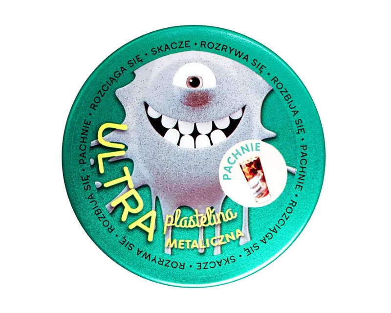 Ultraplastelina pachnąca srebrna metaliczna z zapachem coli Epee