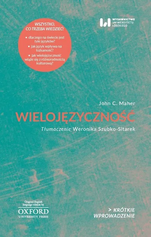 Wielojęzyczność, John C. Maher, seria Krótkie Wprowadzenie