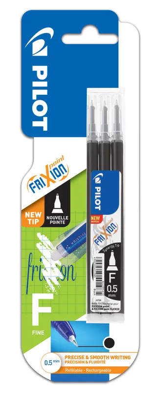 Wkład Pilot FriXion Point czarny, 3 szt.