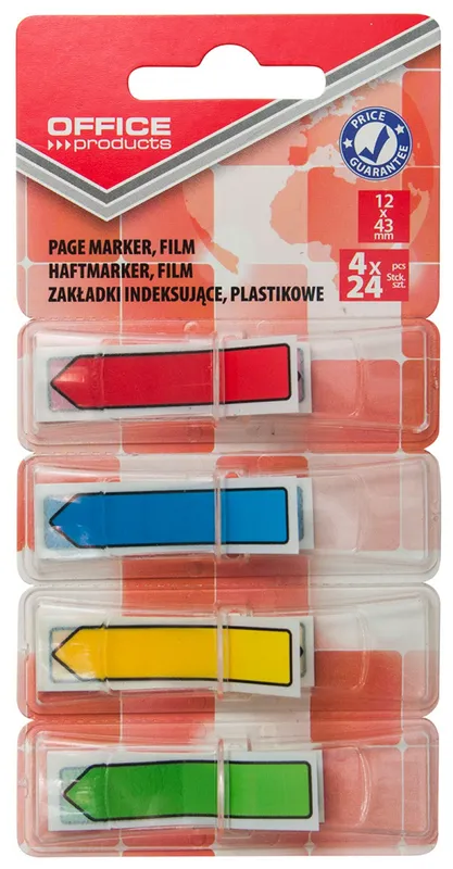 Zakładki indeksujące Office Products, mix kolorów