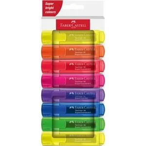 Zakreślacze Faber-Castell 1546 neonowe, 8 kolorów