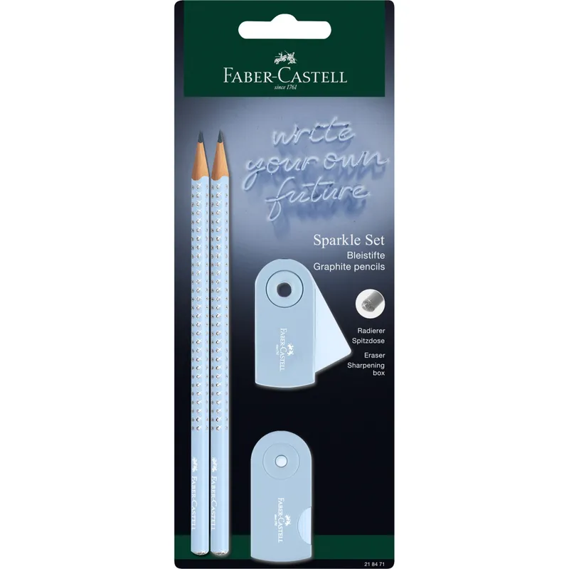 Zestaw Sparkle Faber-Castell sky blue