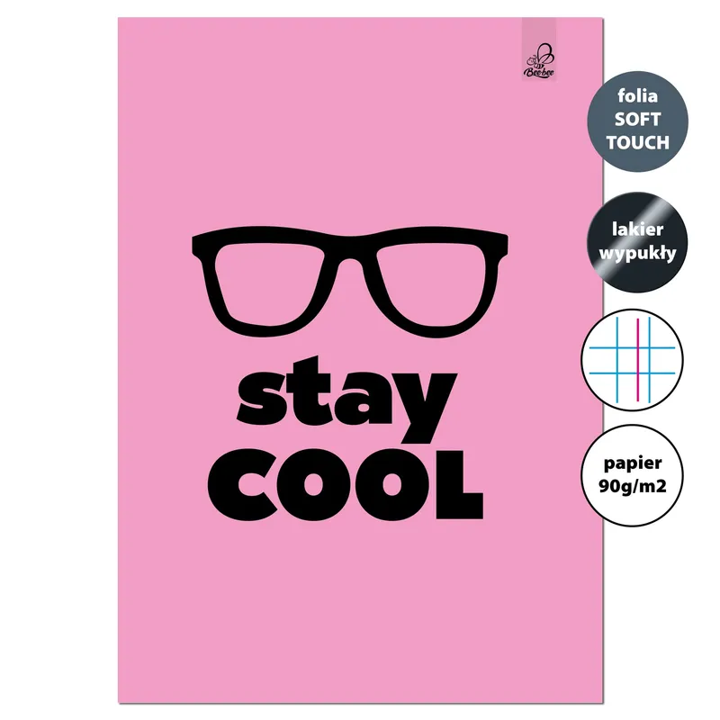 Zeszyt A4 32k. w kratkę Stay Cool 90g EV-Corp