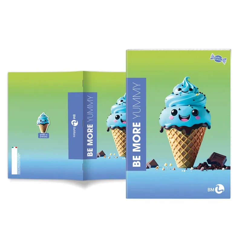 Zeszyt A4 Be More Yummy kratka 72 strony 100g mix wzorów