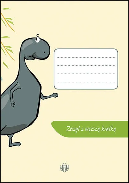 Zeszyt z węższą kratką, precyzyjne pismo i matematyka