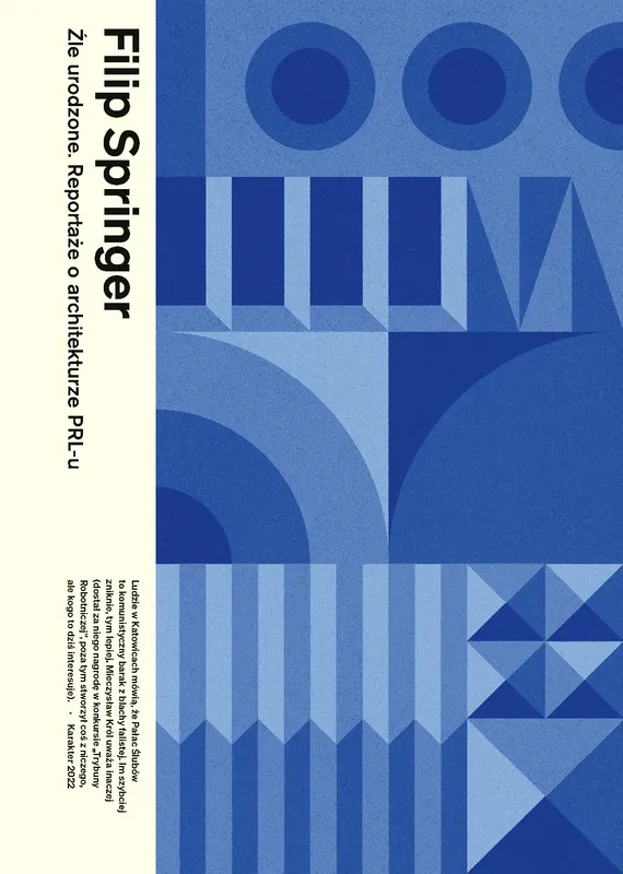 Źle urodzone wyd. 3, Filip Springer, literatura faktu