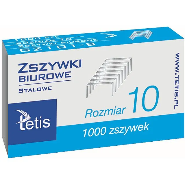 Zszywki biurowe Tetis 24/10, 1000 szt.